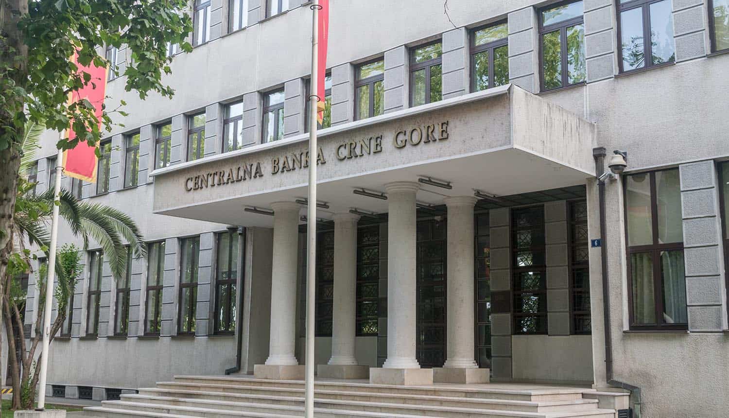 Central Bank of Montenegro building showing ransomware attacks on government agencies