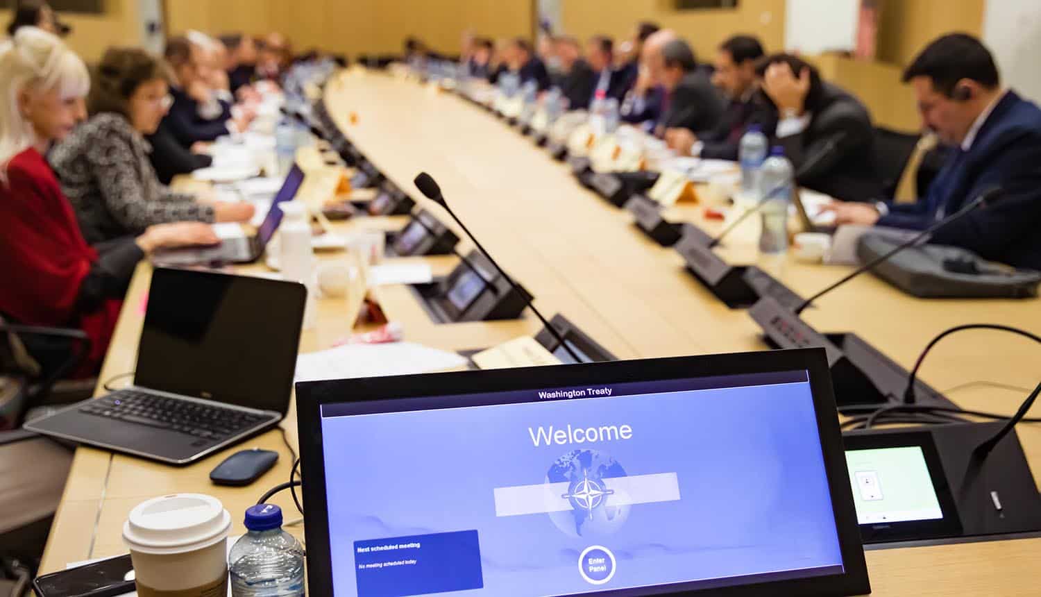 NATO Parliamentary Assembly showing NATO documents sold on dark web