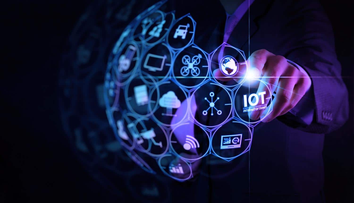 Connected devices on display on virtual screen showing EU cyber resilience act