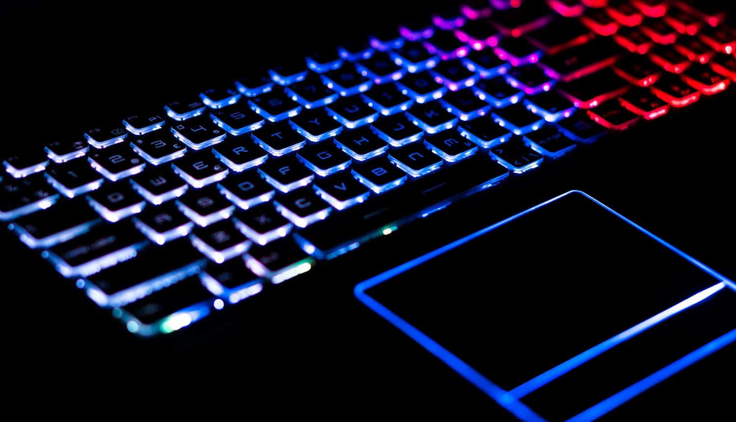 Back lighted keyboard showing sanctions on Russian hackers of TrickBot ransomware gang
