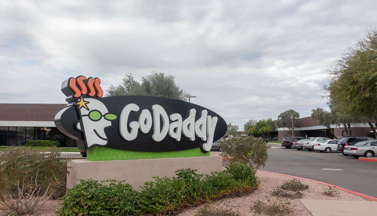 GoDaddy office in Arizona showing web hosting company breach of source code and malware