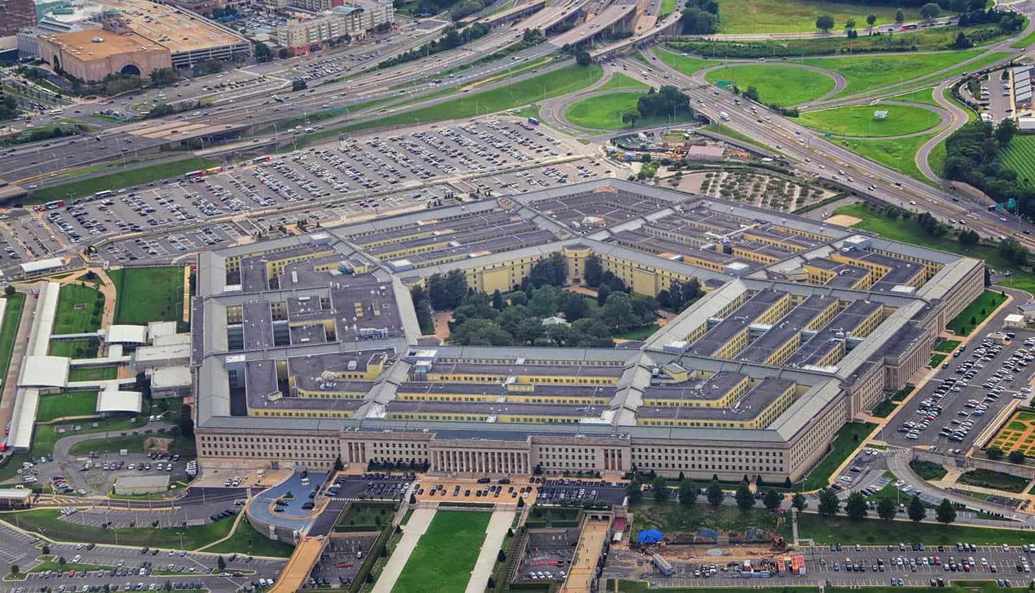Aerial view of the US Pentagon showing MOVEit data breach