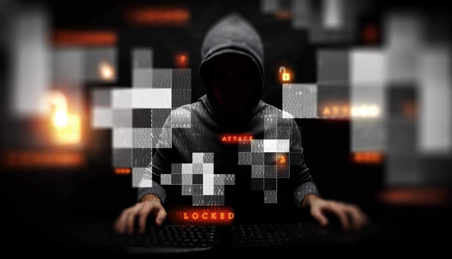 Hacker working showing LockBit ransomware group new data leak site
