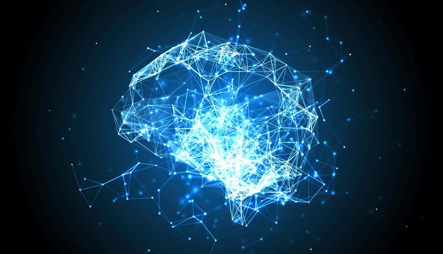 Polygons of human brain showing EU AI law