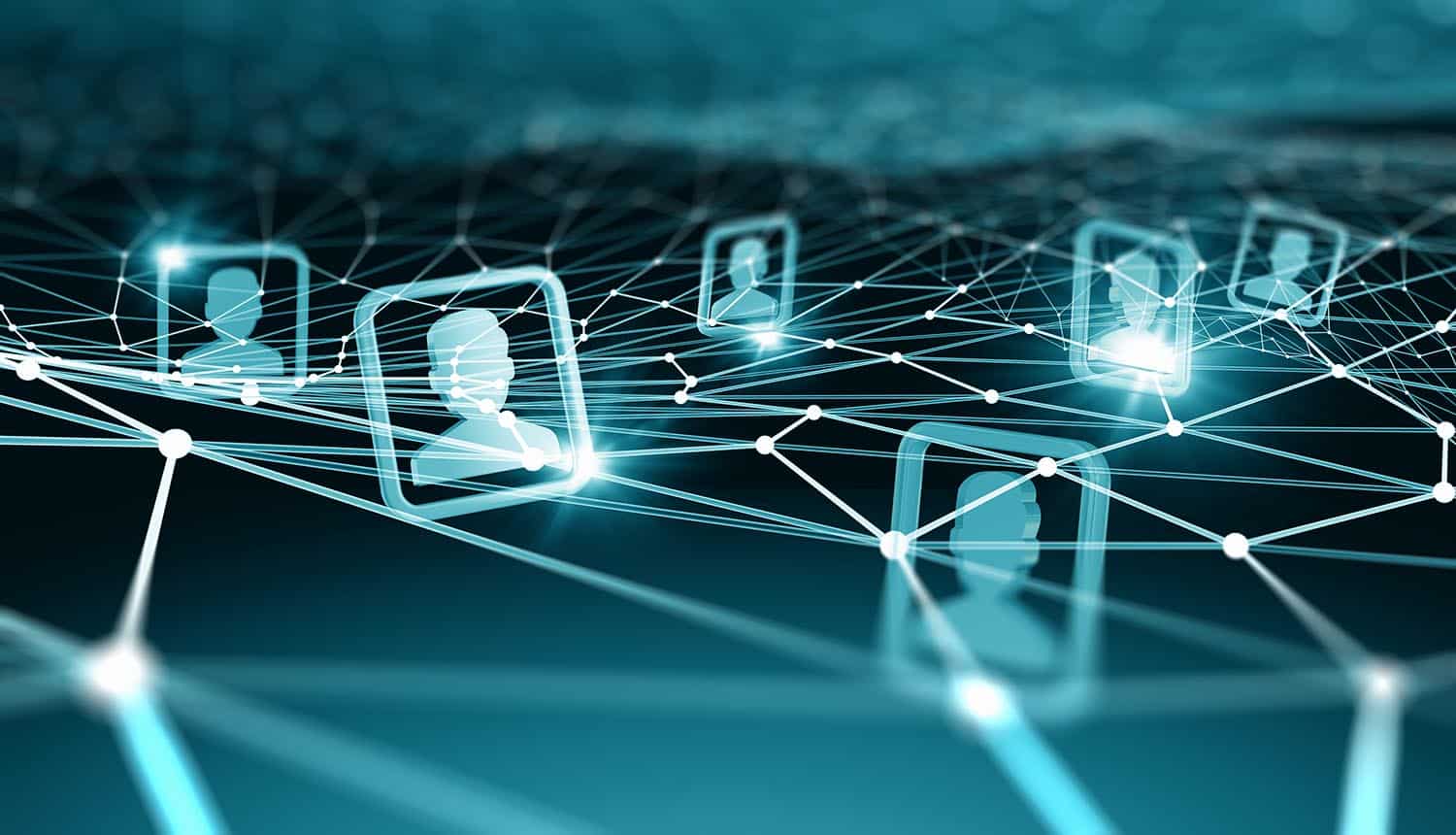 Connected people icons showing data breach of National Public Data