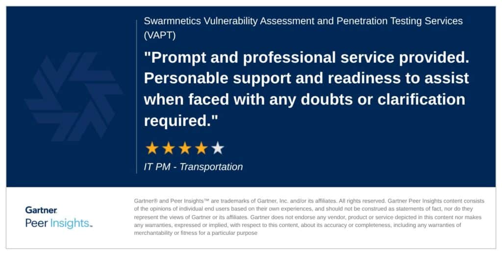 Gartner Peer Insight Review