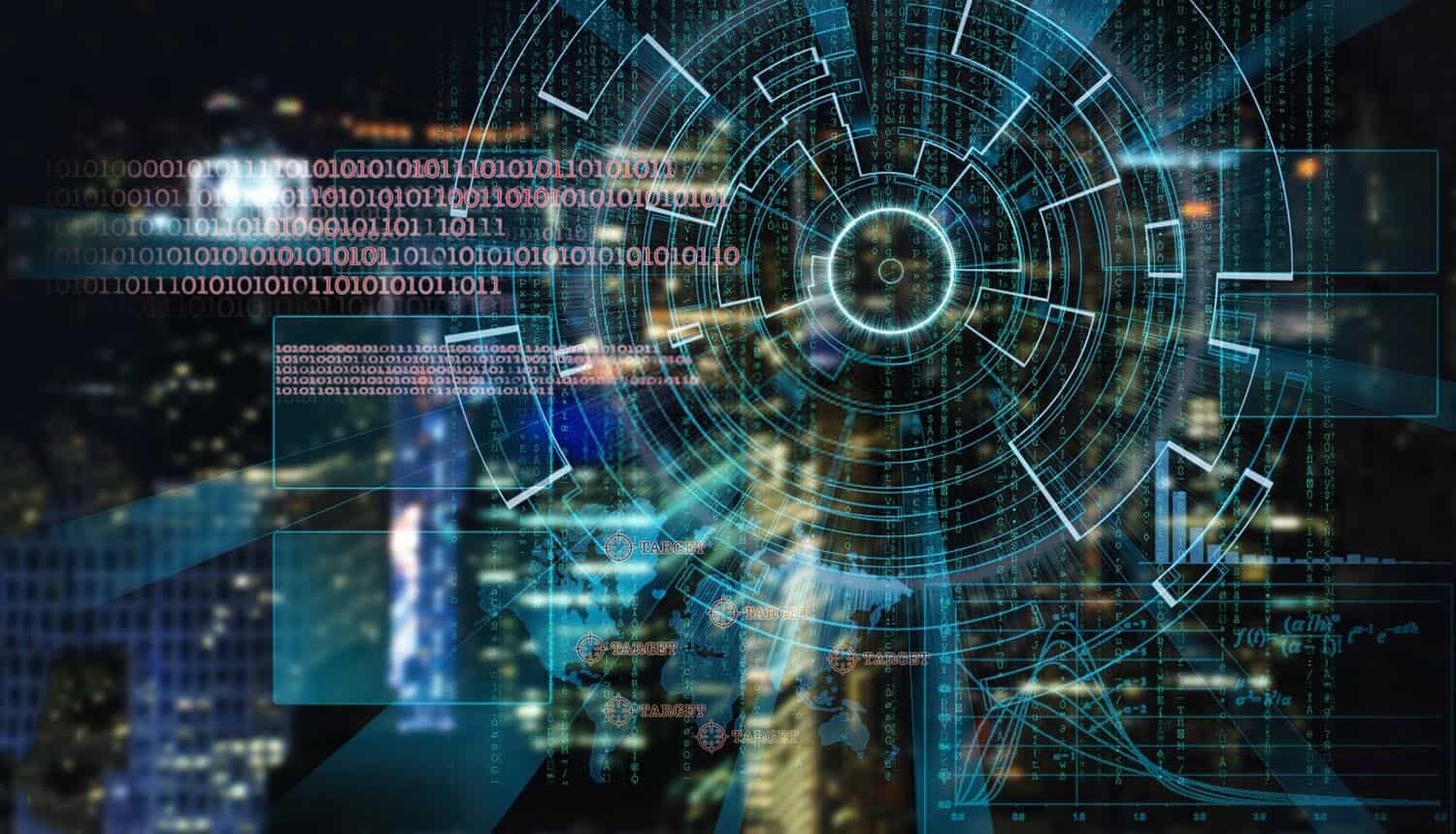 AI on digital landscape showing security vulnerabilities